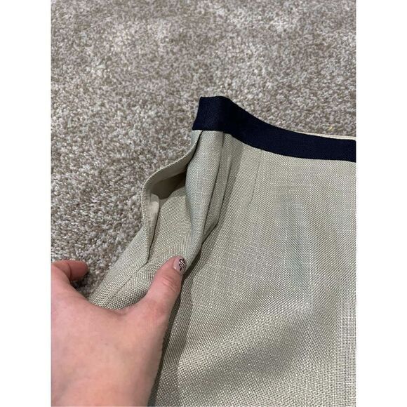 Boden women skirt viscose beige lined back zip size 6 - Picture 7 of 8